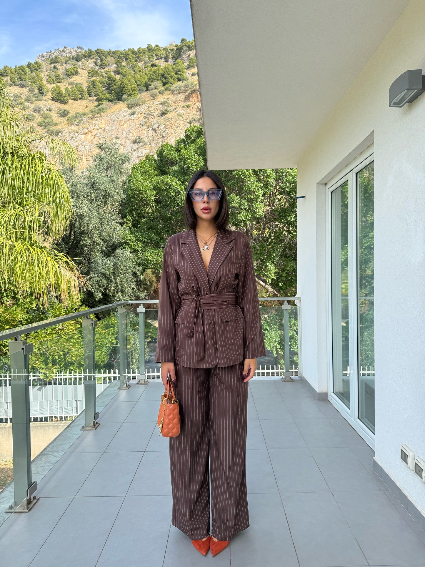 Tailleur angel brown
