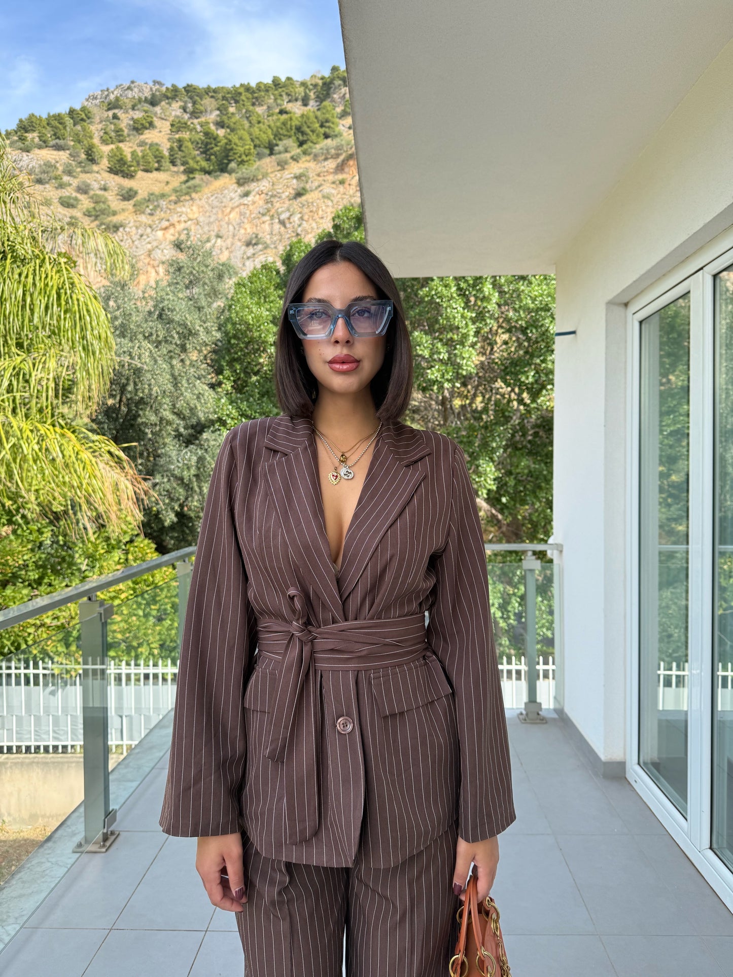 Tailleur angel brown