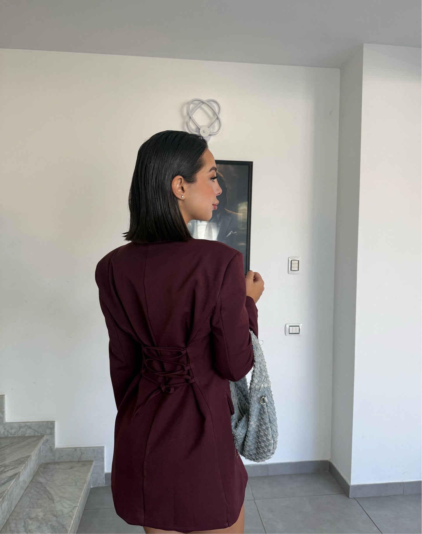 Dress Brenda bordeaux