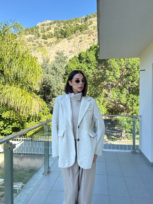 cappotto office panna