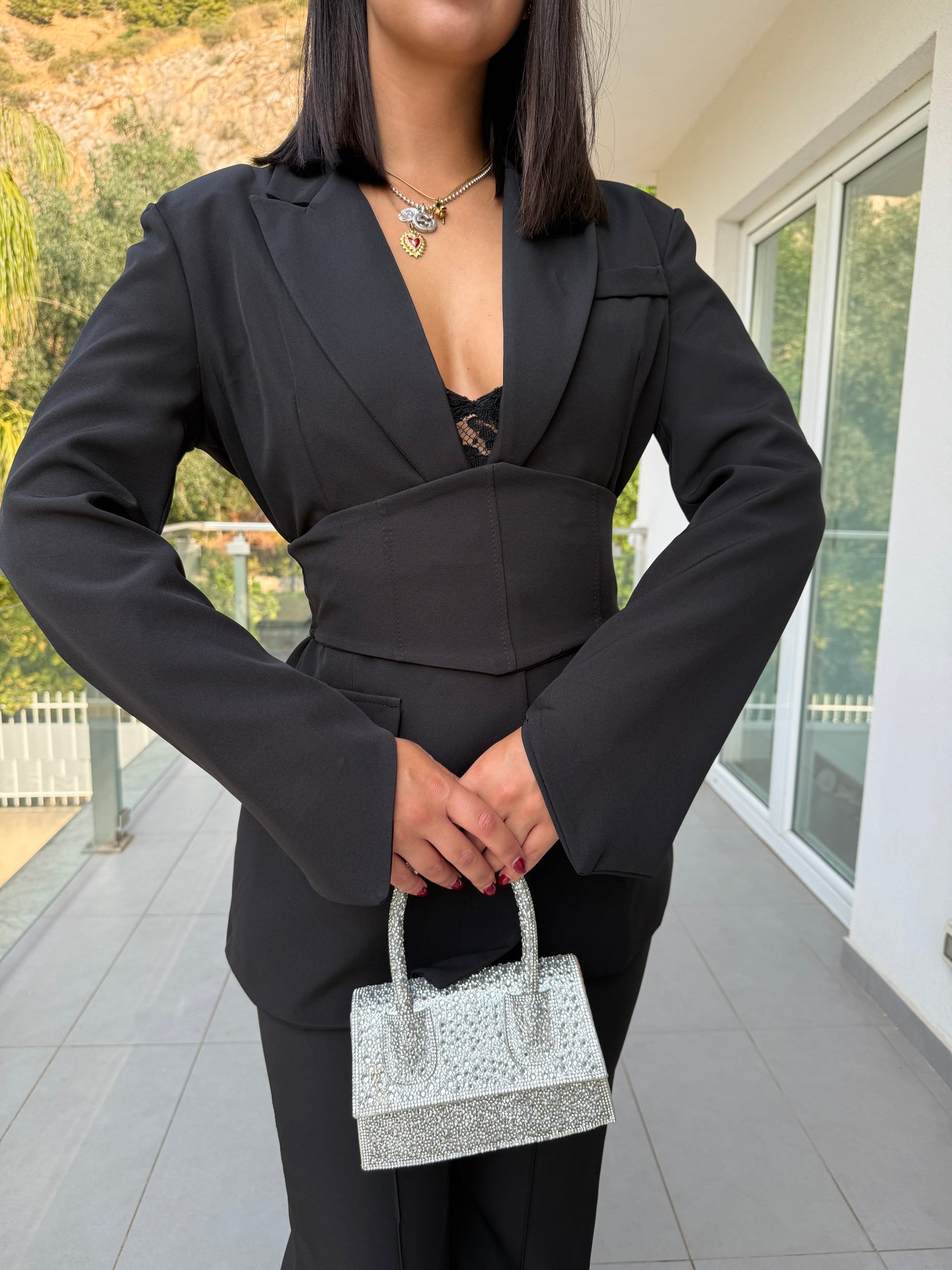 Tailleur selena nero