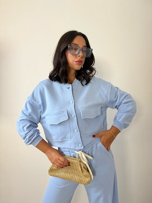 Coordinato tuta everyday celeste