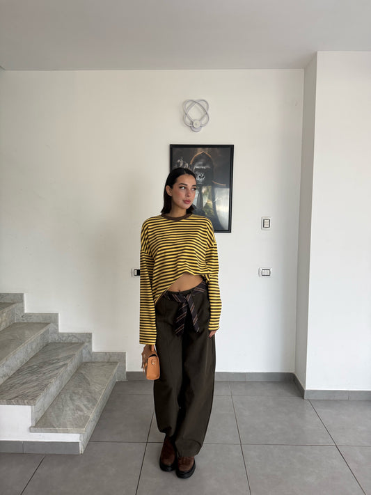 Maglia joker giallo\marrone