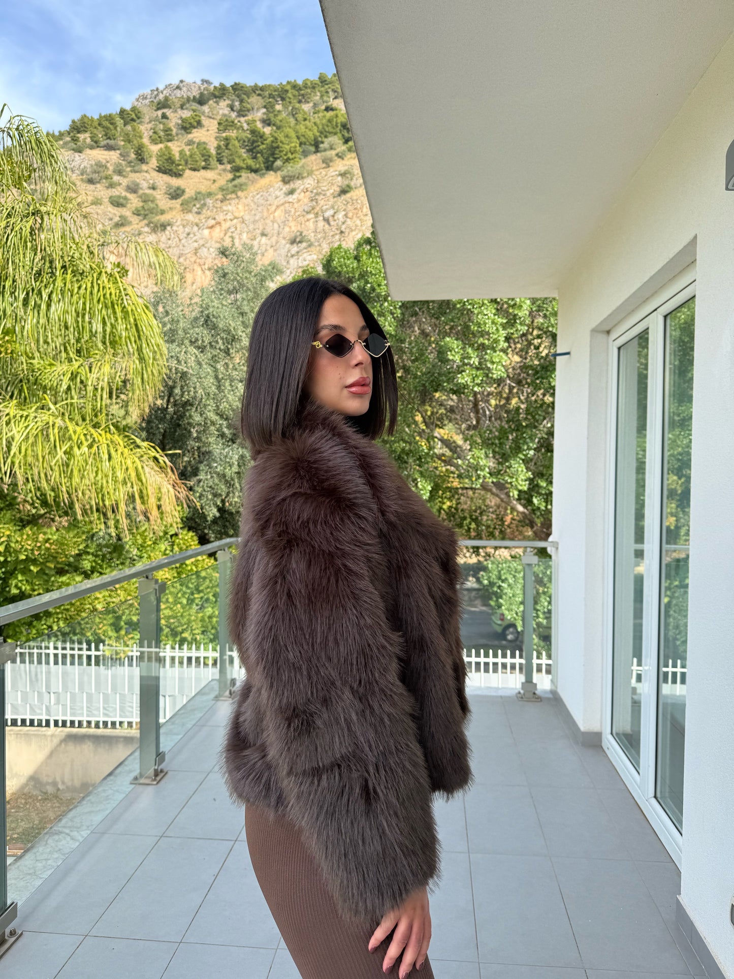 Pelliccia Madison brown
