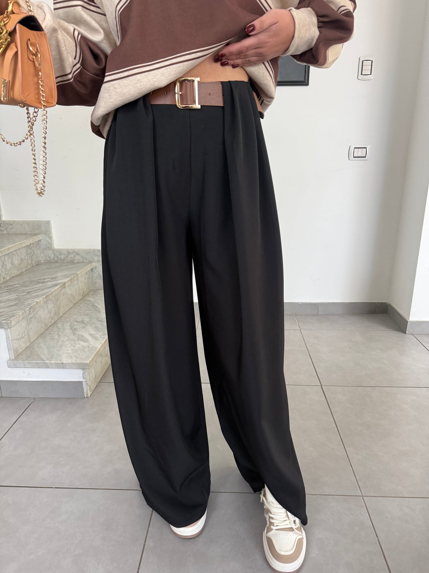 pantalone madison nero