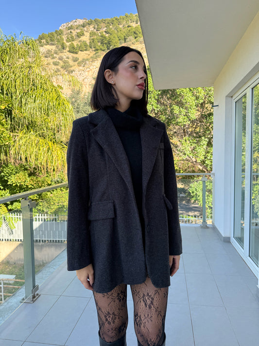 cappotto office nero