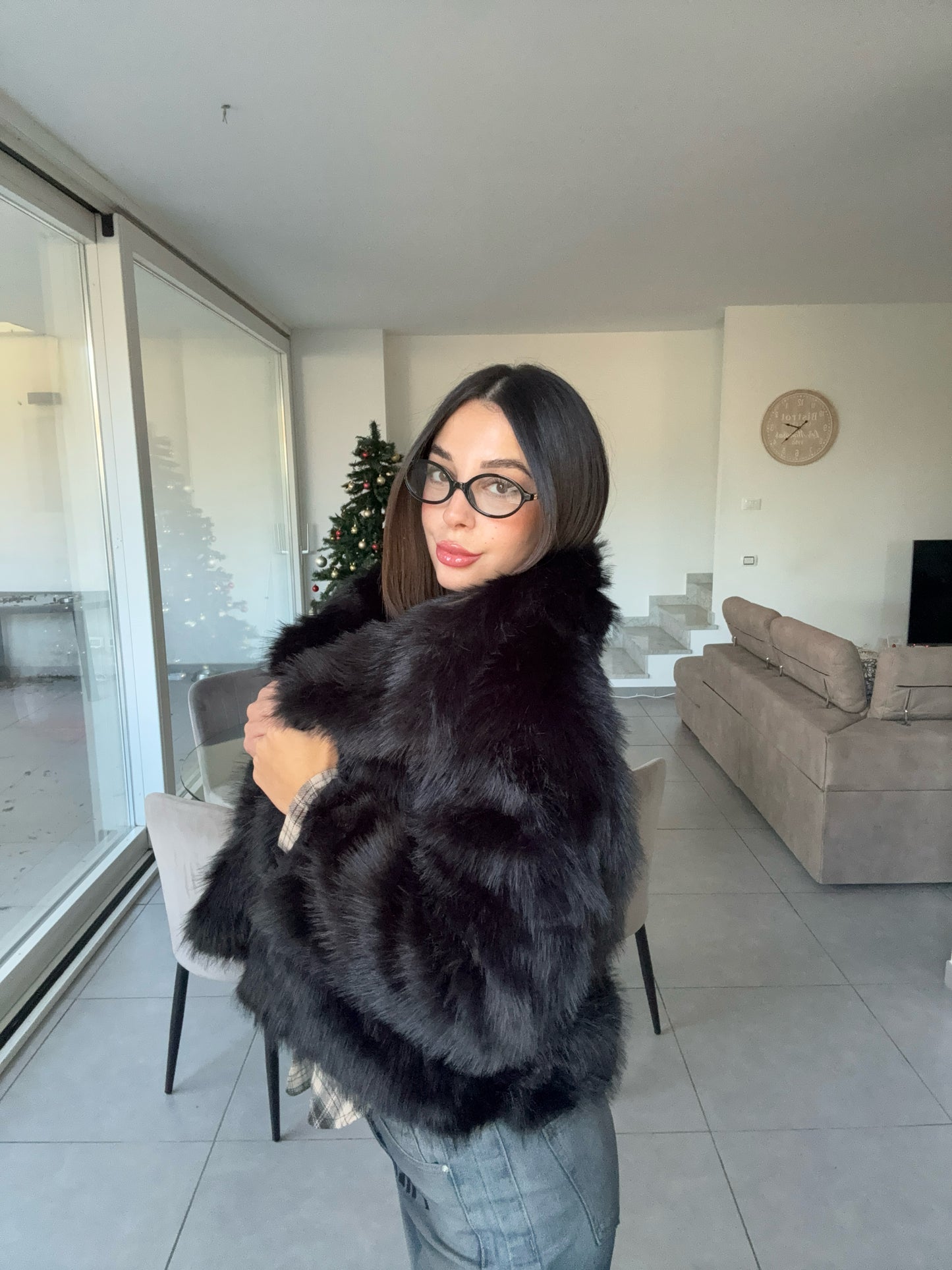 Pelliccia neve black