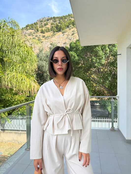 Coordinato busy panna