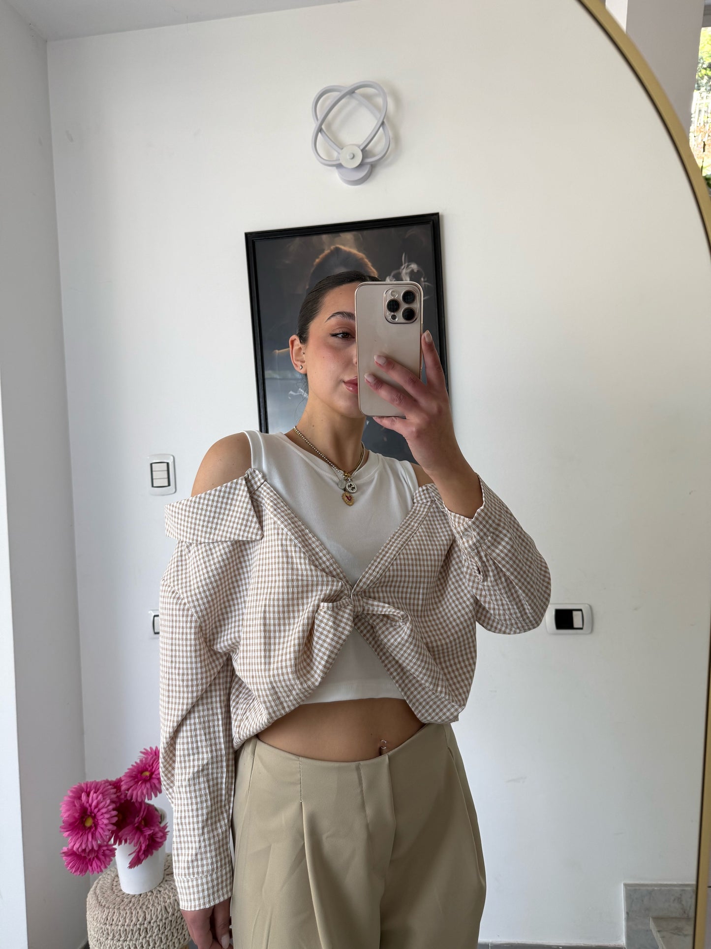 Canotta Double beige