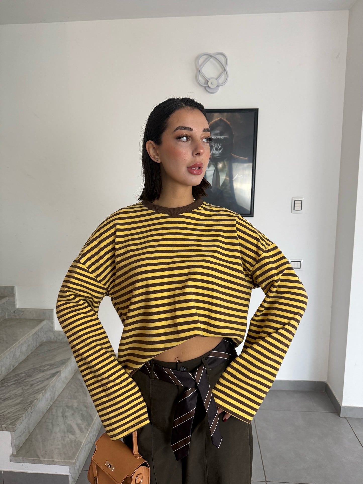 Maglia joker giallo\marrone