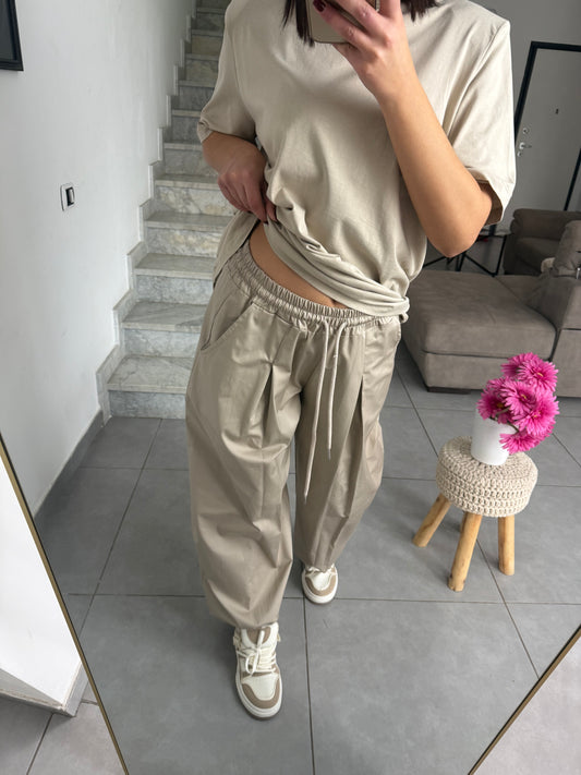 Pantalone primavera beige
