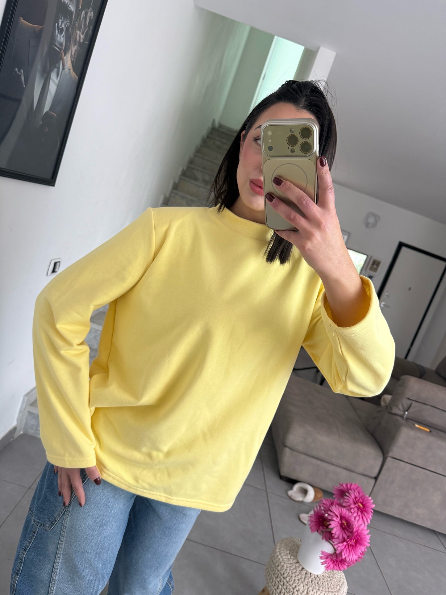 Felpa Maxi yellow