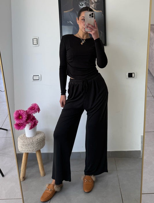 Coordinato Monday nero