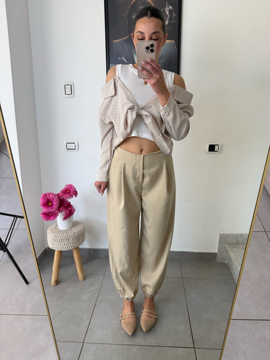 Pantalone Lady beige