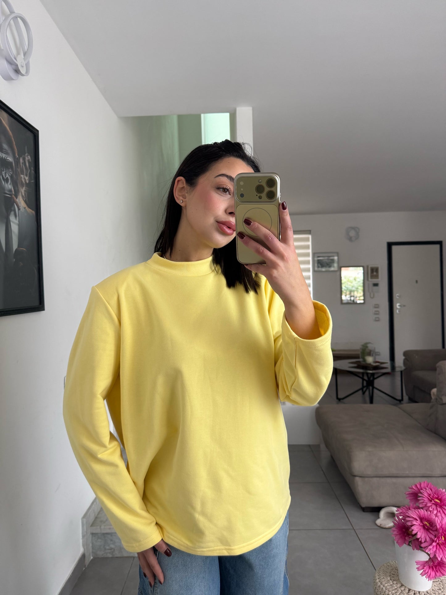 Felpa Maxi yellow