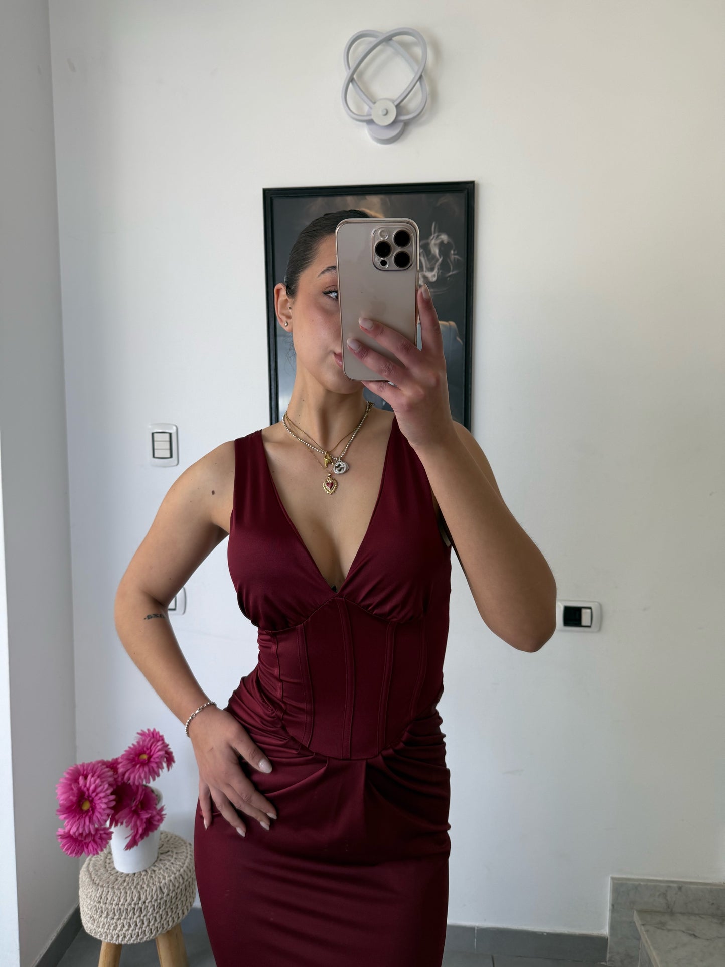 Dress Elisa bordeaux