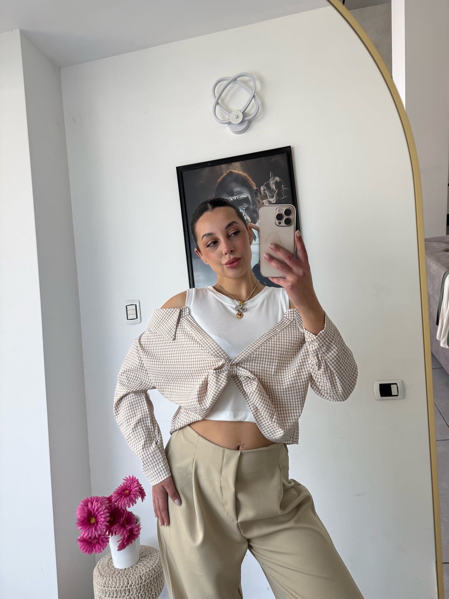 Canotta Double beige