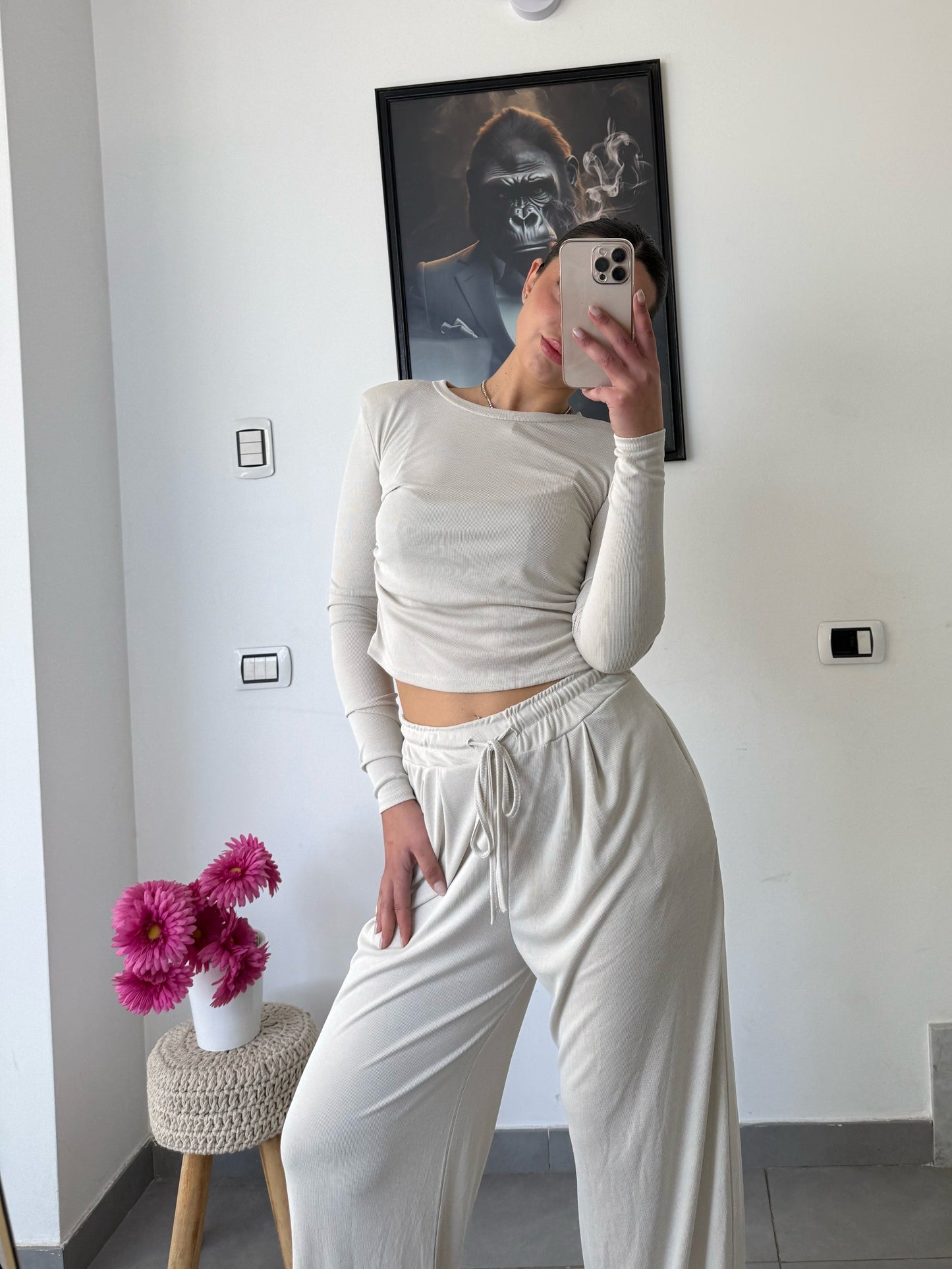 Coordinato Monday beige