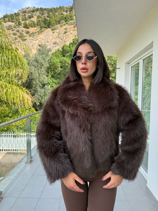 Pelliccia Madison brown