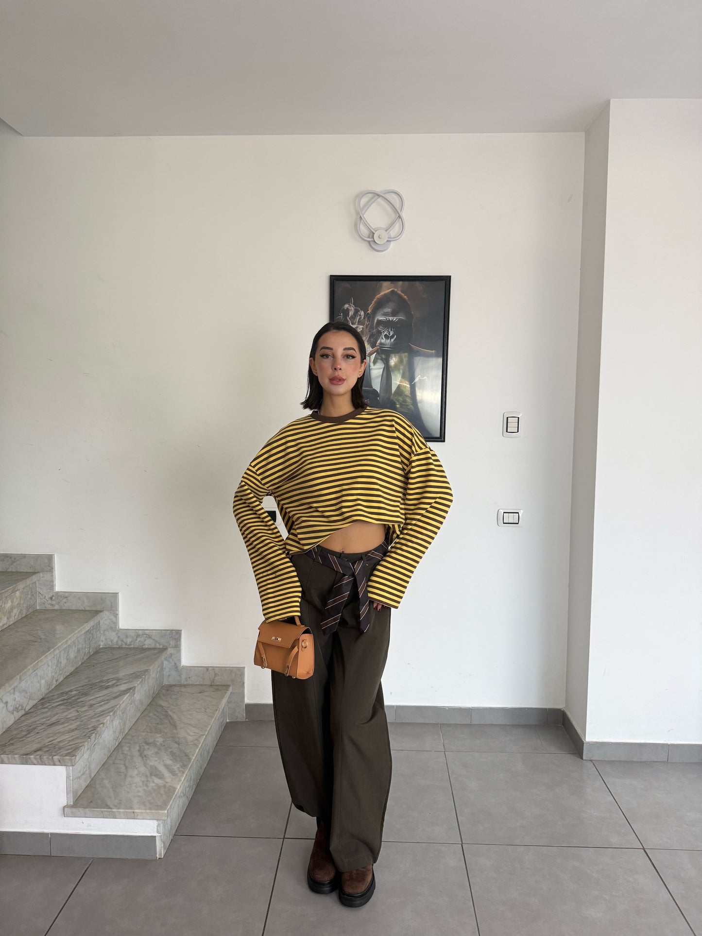 Maglia joker giallo\marrone