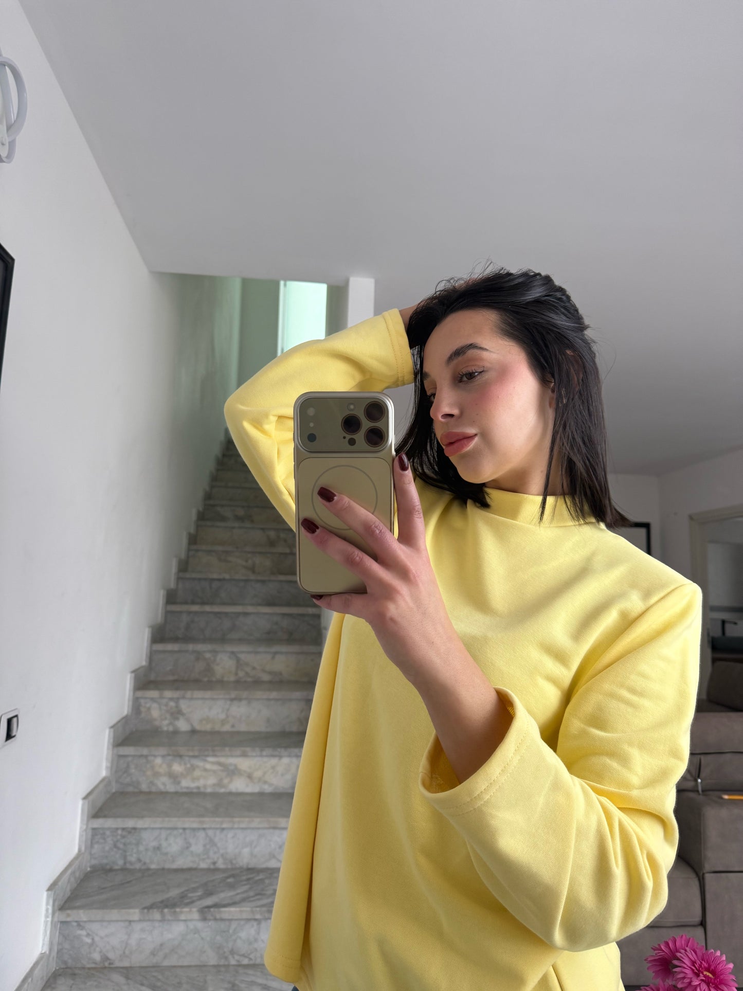 Felpa Maxi yellow