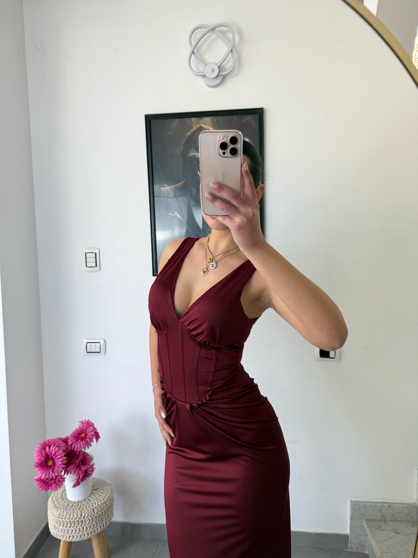 Dress Elisa bordeaux