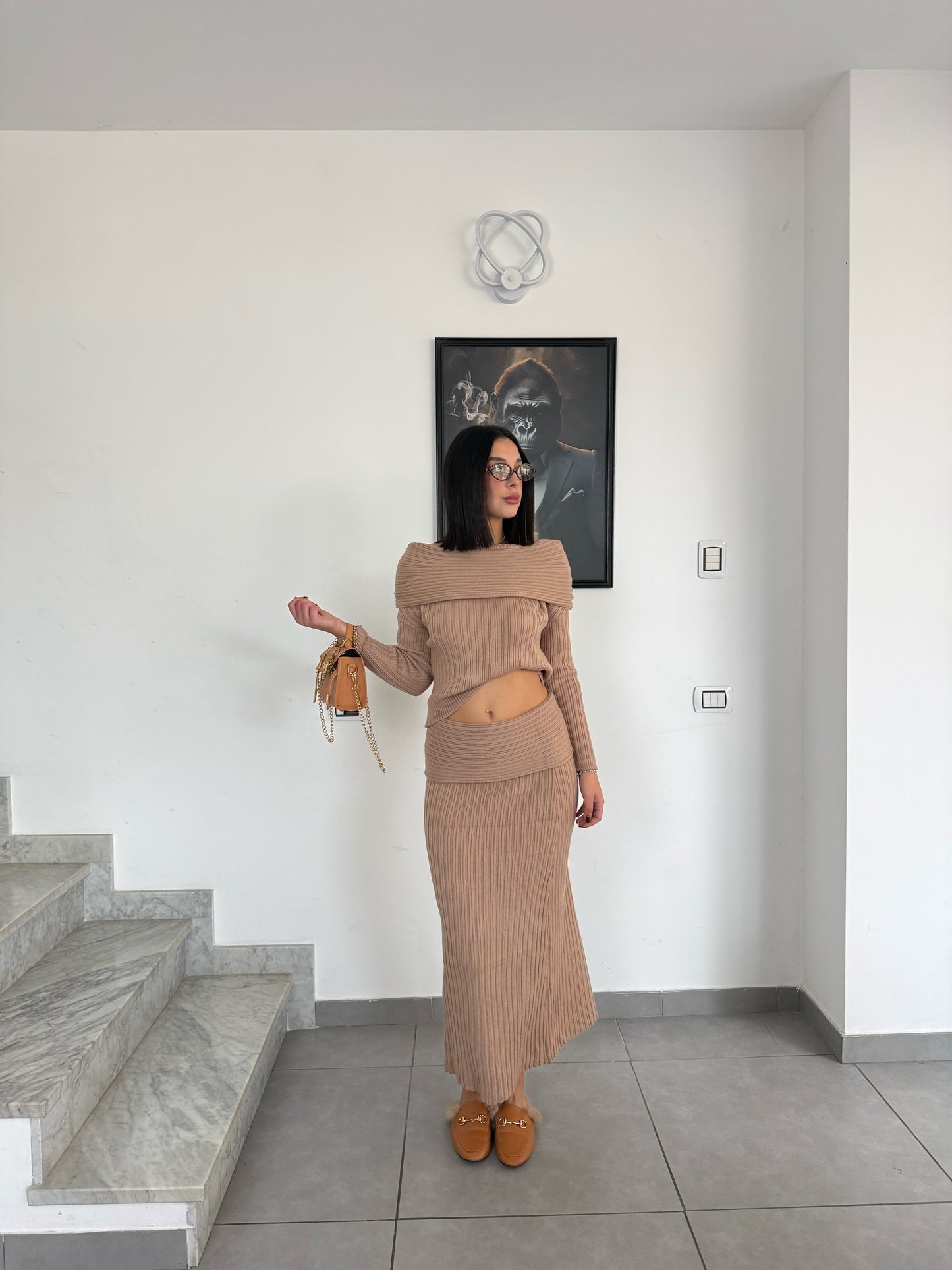 coordinato Paris camel