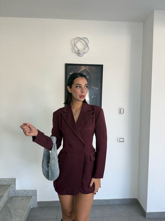 Dress Brenda bordeaux