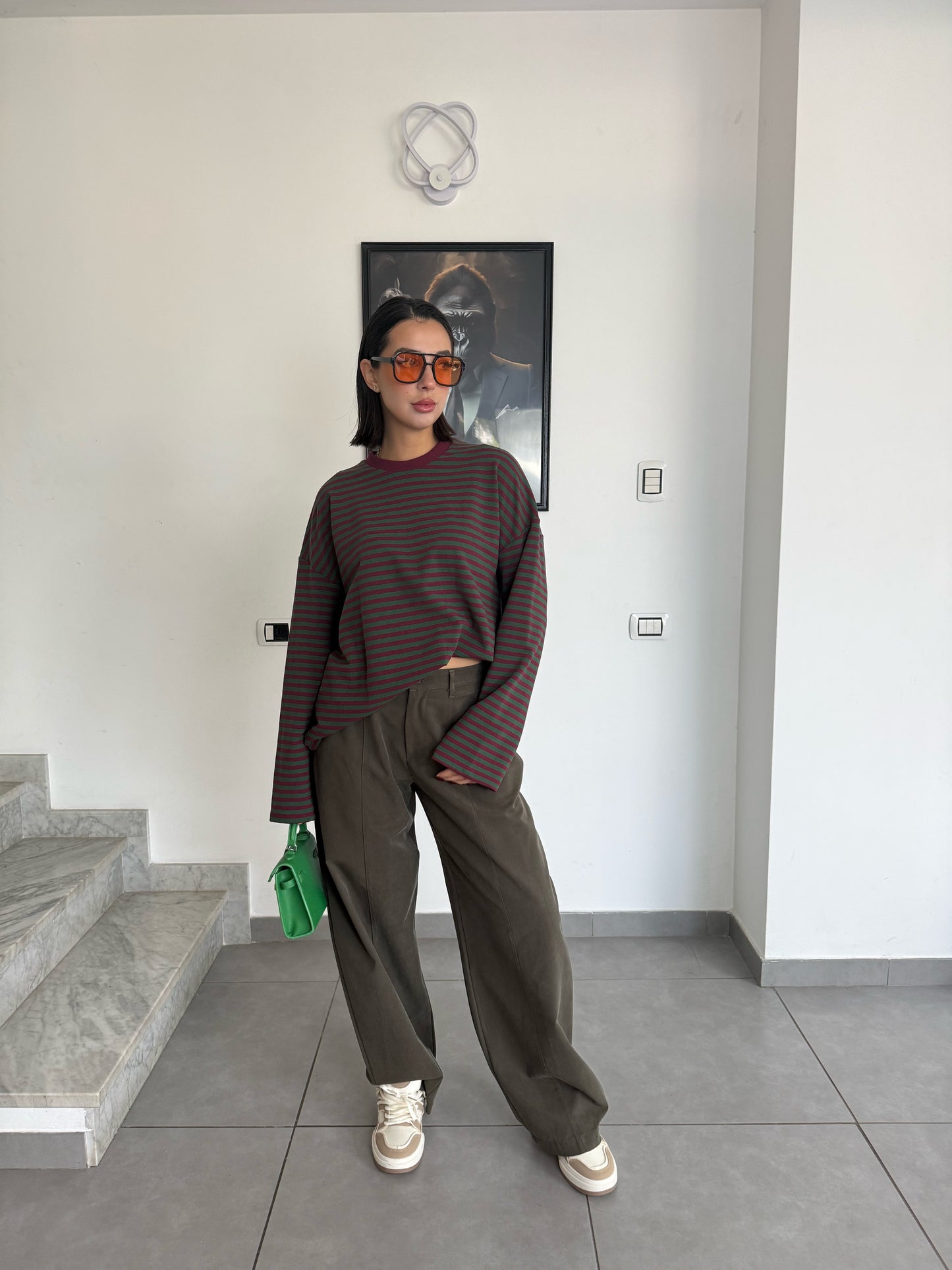 Maglia joker bordeaux\verde