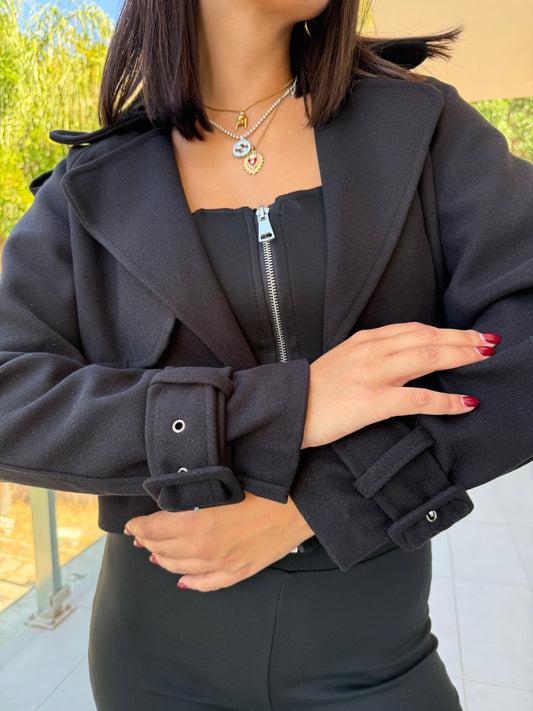 giacca paris nera