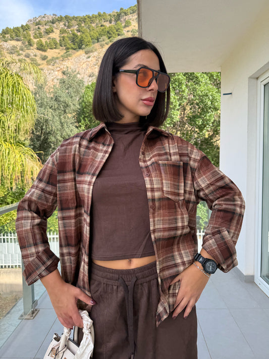 Camicia Viky marrone