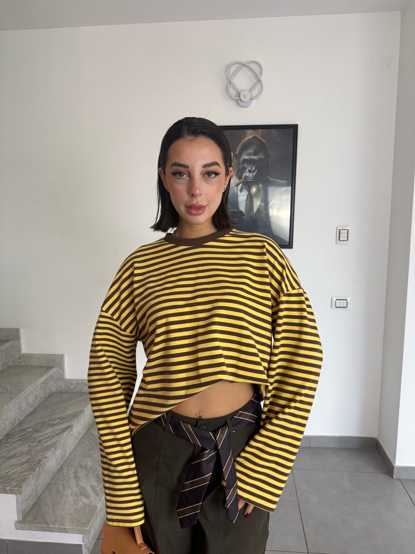 Maglia joker giallo\marrone