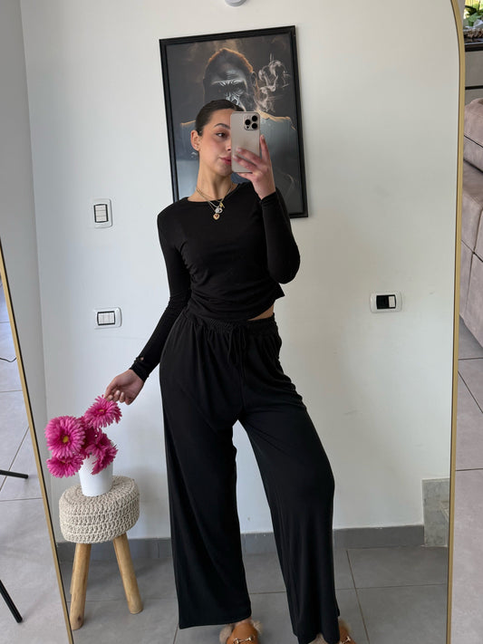 Coordinato Monday nero