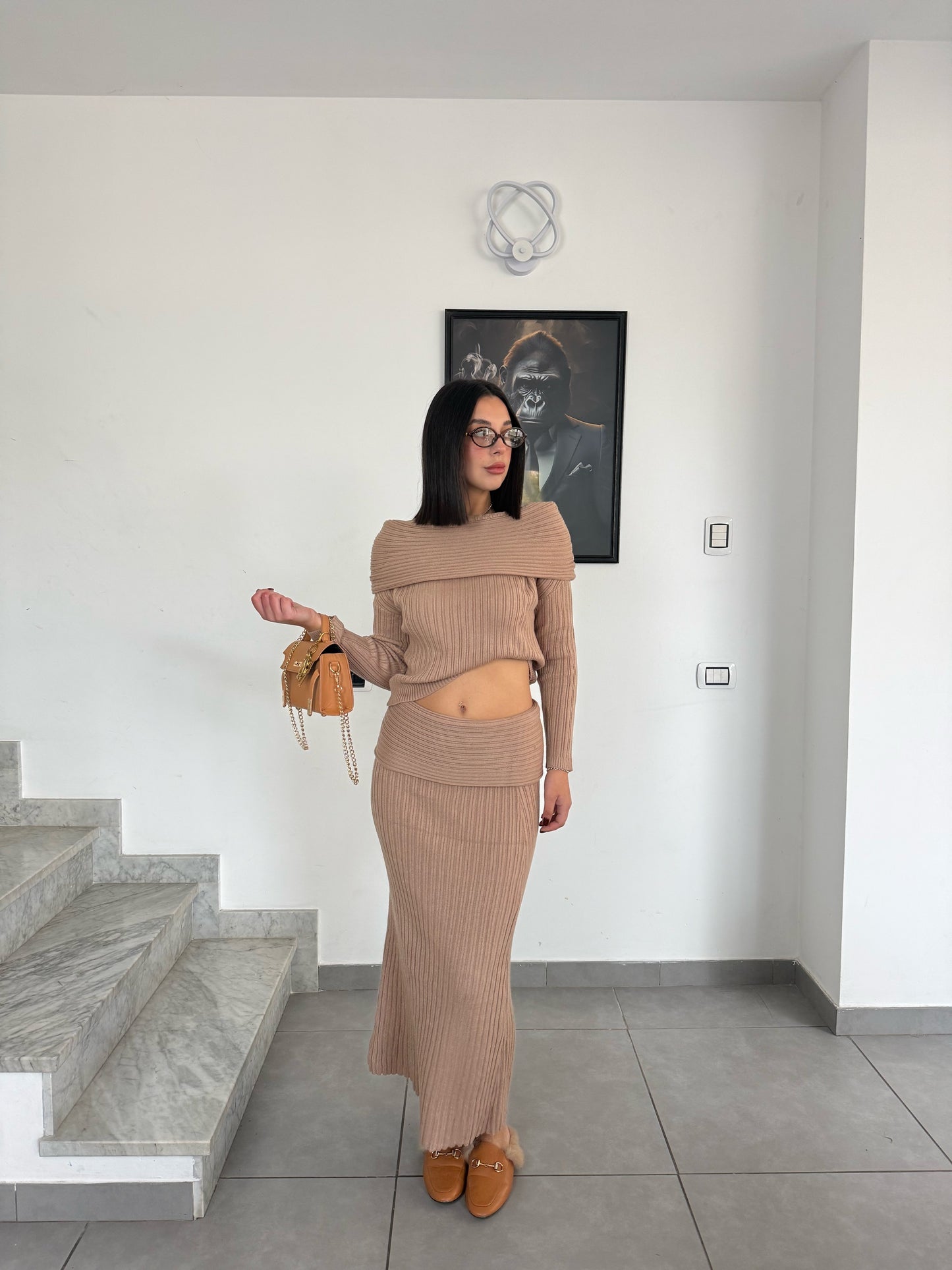 coordinato Paris camel