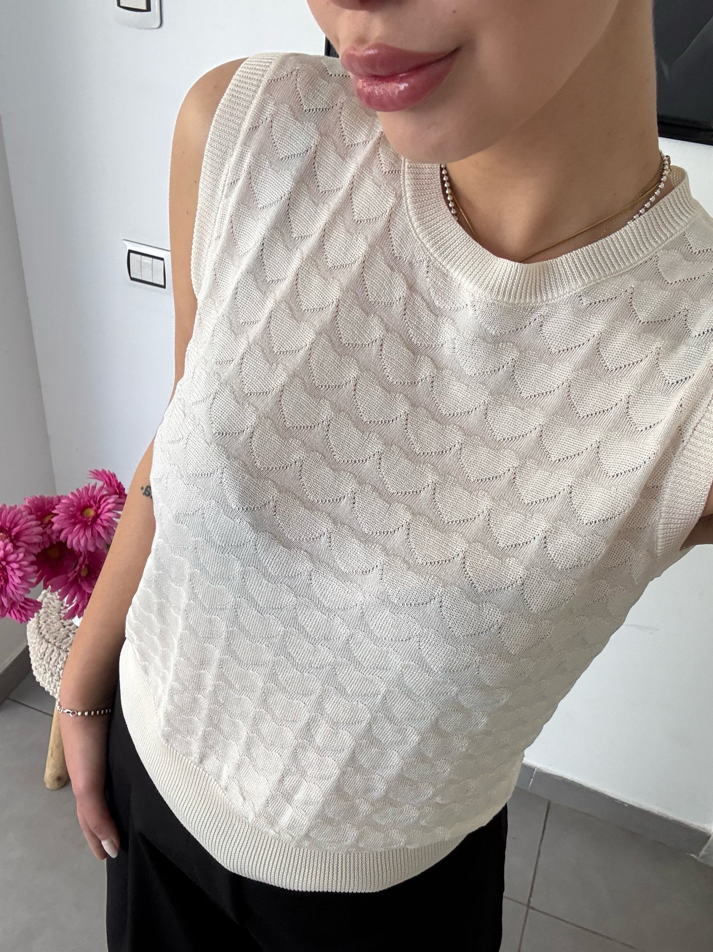 Gilet Stacy bianco